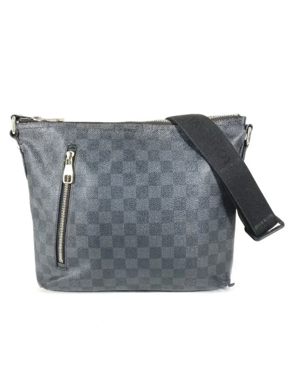 Louis Vuitton Shoulder Bag Mick PM Damier Graphite Canvas Black
